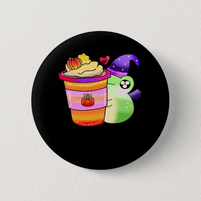 Magic Pumpkin Spice Potion Latte Älskare Knapp (Framsida)