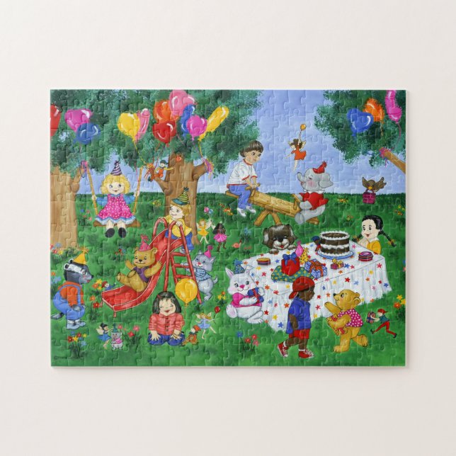 Magic Puzzle från födelsedagen Pussel (Horisontell)