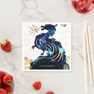 Magic Radiant Dragon Birthday Pappersservett