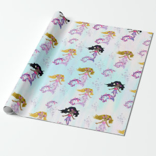 Magic Rainbow Baby Sjöjungfruar Presentpapper