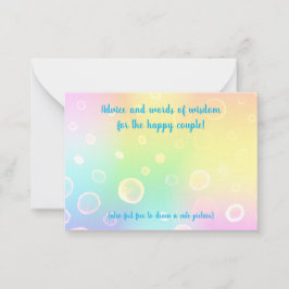 Magic Rainbow Bröllop Rådkort