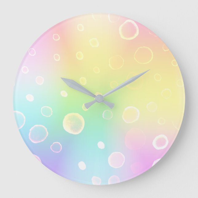 Magic Rainbow Bröllop Stor Klocka (Framsida)