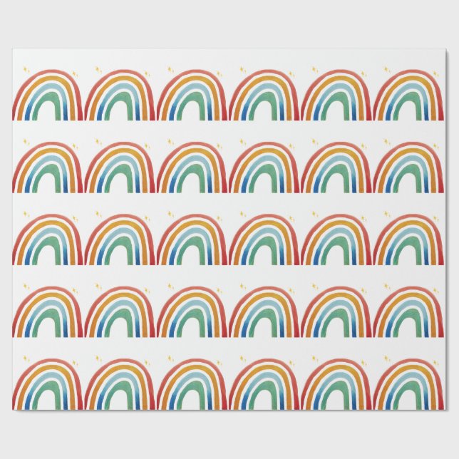 Magic Rainbow Presentpapper (Platt)