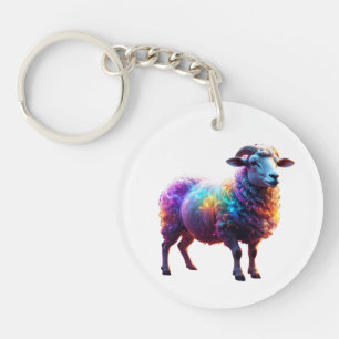 "Magic Rainbow Sheep Art