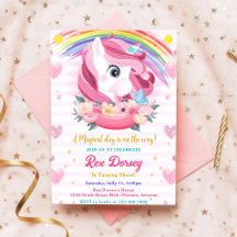 Magic Rainbow Unicorn Birthday
