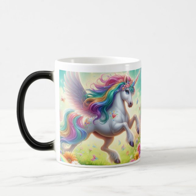 Magic Rainbow Unicorn/Coffee Mugg (Vänster)