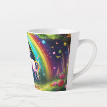 Magic Rainbow Unicorn Coffee Mugg Design