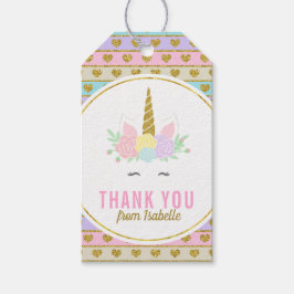 Magic Rainbow Unicorn Gift-Märkre Presentetikett