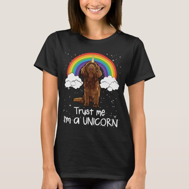 Magic Rainbow Unicorn Sussex Spain T Shirt (Framsida)