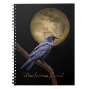 Magic Raven Manifestation Journal Anteckningsbok