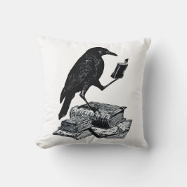 Magic Raven med Academic Bokar Kudde