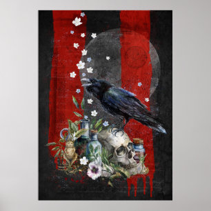 Magic Raven Time Poster