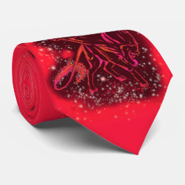 Magic Red Neon Bulls Runing Fantastisk Starry Natt Slips