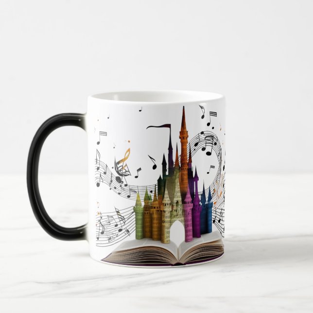 Magic Reveal Enchanted Castle Morphing Mug Magisk Mugg (Vänster)