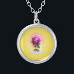 Magic Röd ros Beauty Girls Silverpläterat Halsband<br><div class="desc">nekali</div>