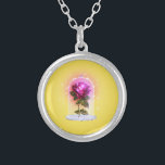 Magic Röd ros Beauty Girls Silverpläterat Halsband<br><div class="desc">nekali</div>