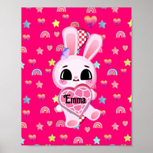 Magic rosa candy world poster