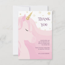 Magic Rosa Guld Unicorn Birthday
