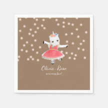 Magic Rosa Unicorn Ballerina Girl Birthday