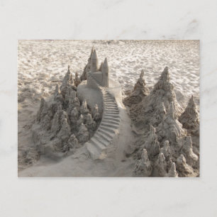 Magic Sand Castle Vykort