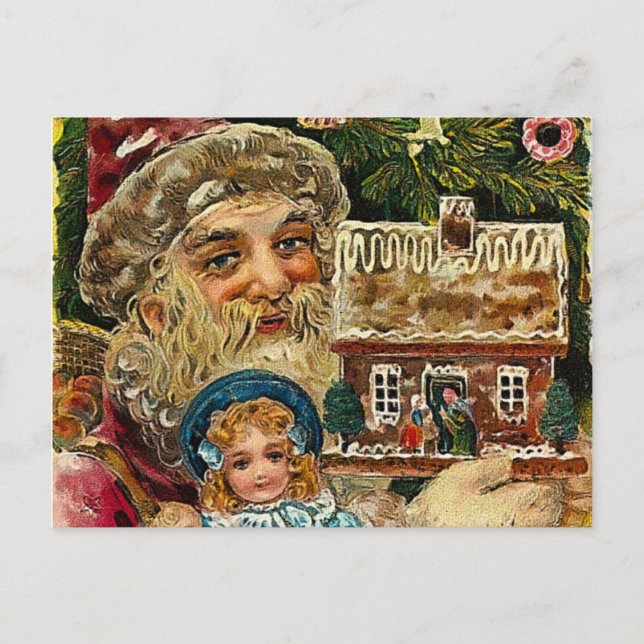 Magic Santa Helg Vykort (Framsida)