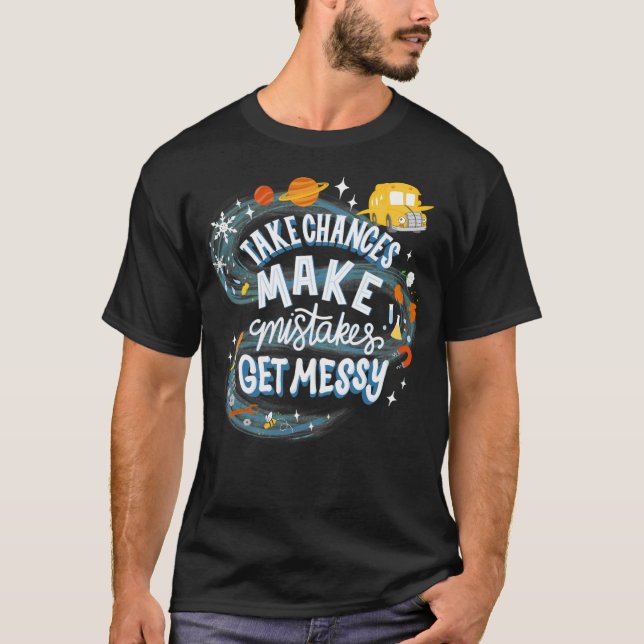 Magic Schoolbus Frizzle-citat T Shirt (Framsida)