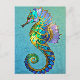 Magic Seahorse-vykort Vykort