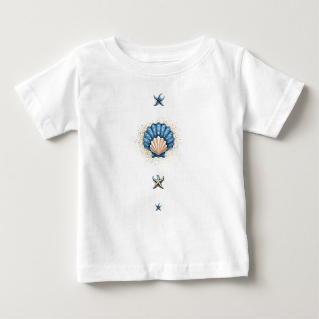 Magic Seashell Kids' T-Shirt (Framsida)