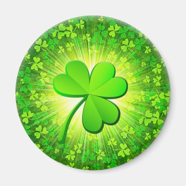 Magic shamrock magnet (Framsidan)