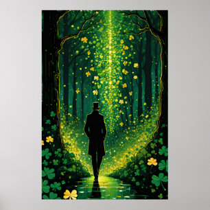 Magic Shamrock Väg Poster