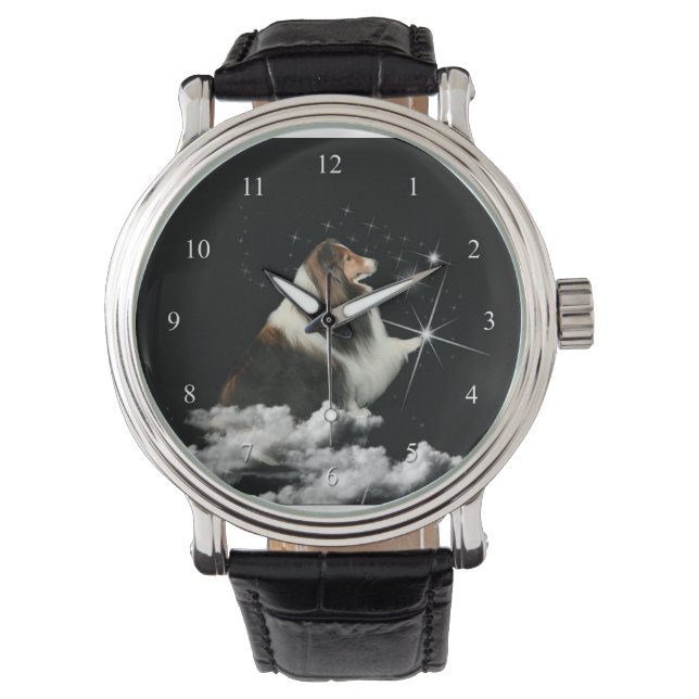 Magic Sheltie Watch Armbandsur (Framsida)