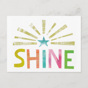 Magic Shine Vykort