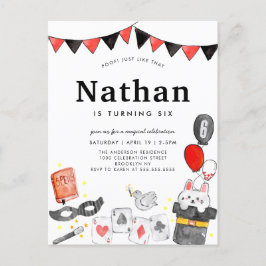 Magic Show Birthday Trollspö (Magic Show Birthday) Vykort