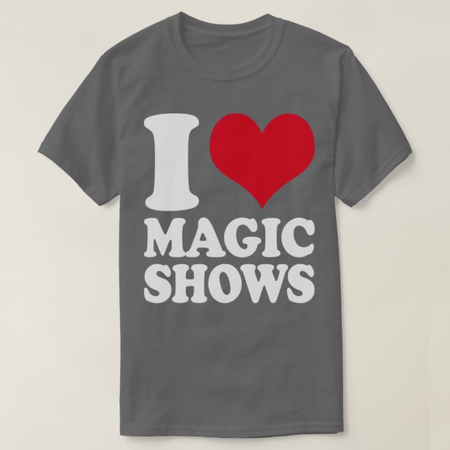 Magic Shows i Magic Kärlek T Shirt (Design framsida)
