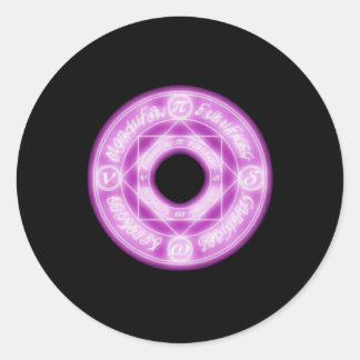 Magic Sigil (sigil-försegling) Runt Klistermärke