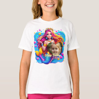 Magic Sjöjungfru Birthday Delight, anpassad gåva T Shirt