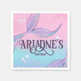 Magic Sjöjungfru Svan Party Napkins Pappersservett