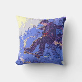 Magic Skateboard Ride - Skateboarder Kudde