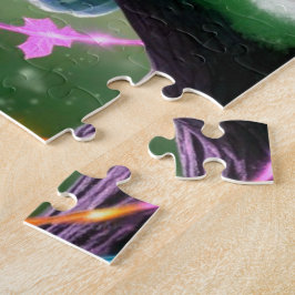 Magic Snowy Uggla i Träd Pussel