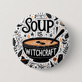 Magic Soppa Badge - Kitchen Witch Knapp
