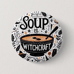 Magic Soppa Badge - Kitchen Witch Knapp