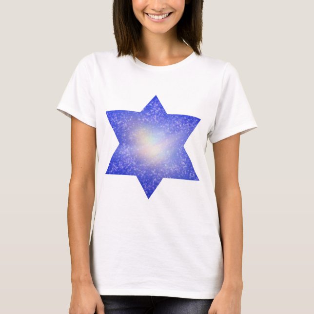 Magic sparkly Star av David Jewish Humor T Shirt (Framsida)