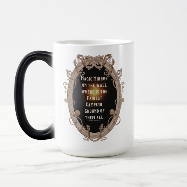 Magic Spegel, där är den mest rättvisa Campground Magisk Mugg (Vänster)