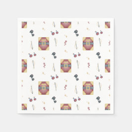 Magic Spell Books Witchcraft Kids Birthday Pappersservett