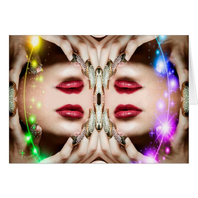 Magic Spell Hälsningskort (Framsidan Horizontal)