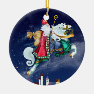 Magic St. Nicholas - Santa - SRF Julgransprydnad Keramik