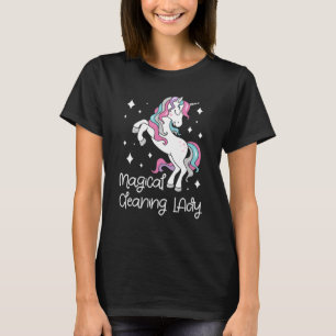 Magic Städning Dam Household Housekeeper House T Shirt