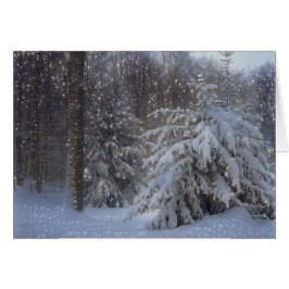 Magic Starry-jul Hälsningskort