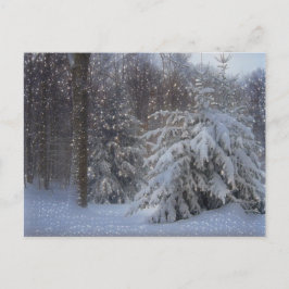 Magic Starry-jul Helg Vykort