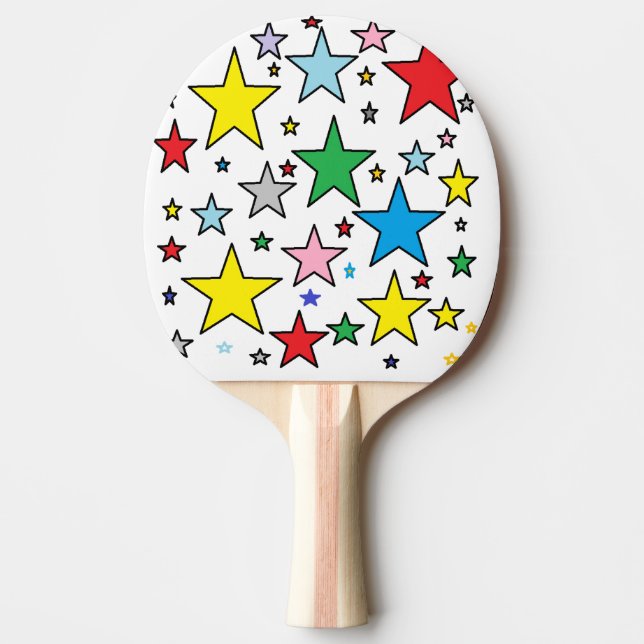 Magic Stars Lucky Ping Pong Paddle Pingisracket (Framsidan)